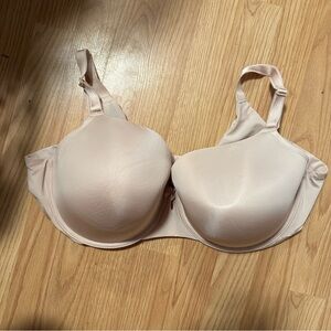 Torrid 46DD perfect T lightly lined bra in pink nude